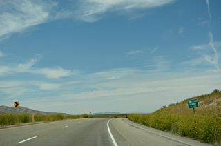 I-84 crosses Sweetzer Summit at an elevation of 5,530 feet above sea level.