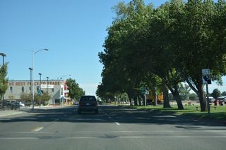 Business Loop I-84 meets Idaho State Highway 51 at American Legion Boulevard in Downtown Mountain Home.