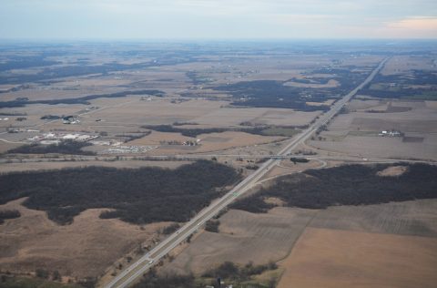 Big X Interchange joining I-74/80/280