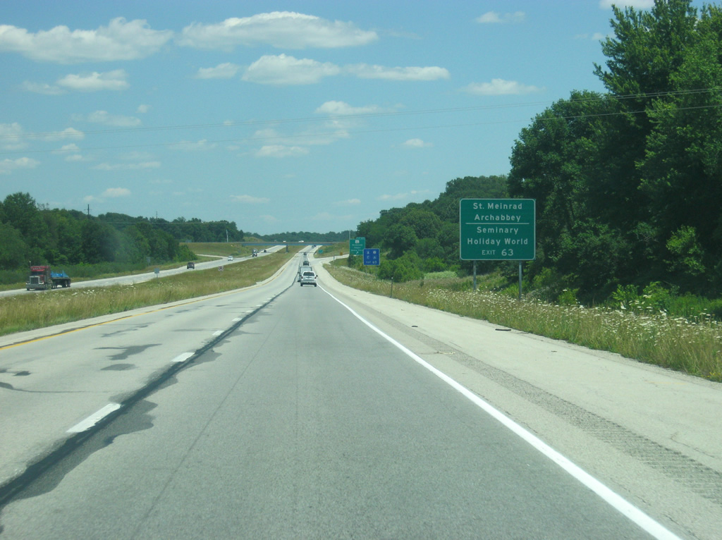 Interstate 64 East - Indiana to Exit 72 - AARoads - Indiana