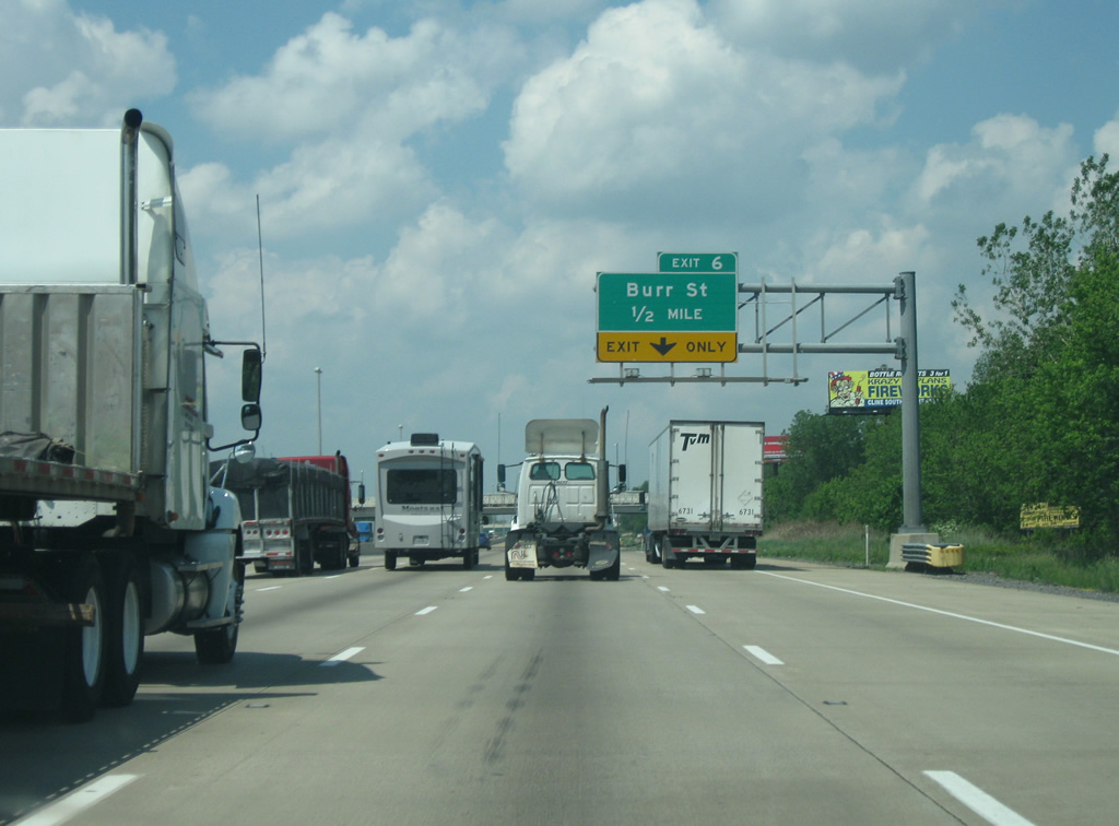 Interstate 80/94 West - Frank Borman Expressway - AARoads - Indiana
