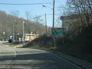 SR 101 is multiplexed with SR 1 for a very short stretch on the north side of Brookville. Both Brookville Lake and the Whitewater Memorial State Park can be reached by taking SR 101 to the north, along with the Union County seat of Liberty.