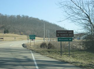 Wildcat Lane ventures south from SR 101 to Franklin County High School and Brookville Elementary and Middle Schools. The local road connects with Oxford Pike which heads east to the town of Whitcomb. As the name suggests, Oxford Pike reaches the city of Oxford, Ohio, home to Miami University. Brookville Lake&#039;s Tailwater Area is just north of SR 101 near the base of the damn for Brookville Reservoir.