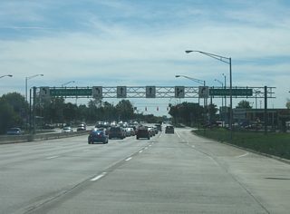 South of the Interstate 69 interchange, Coldwater Road nears the intersection with Washington Center Road, a busy arterial that stretches across the north side of Fort Wayne connecting Coldwater Road with SR 3 (Lima Road) and U.S. 33 (Goshen Road) to the west and Clinton Street (old U.S. 27) to the east. Coldwater Road carries a decent amount of commuters from Interstate 69 south toward Downtown Fort Wayne each day, hence the double turn lanes approaching Washington Center Road.