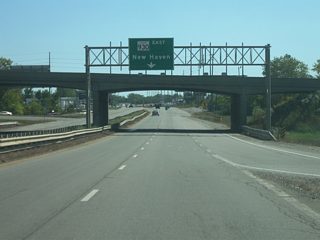 Washington Boulevard ends at the parclo interchange with SR 930 north/Coliseum Boulevard, but the highway continues east as the final few miles of former U.S. 30 which leads toward the community of New Haven and Interstate 469/U.S. 24. U.S. 24, U.S. 30 and SR 14 all used to follow this route toward New Haven where they would split up.