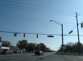Lynhurst Drive provides a through route for motorists heading south from Crawfordsville Road to the Garden City and Stout Field areas of west Indianapolis.