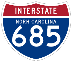 Interstate 685 North Carolina