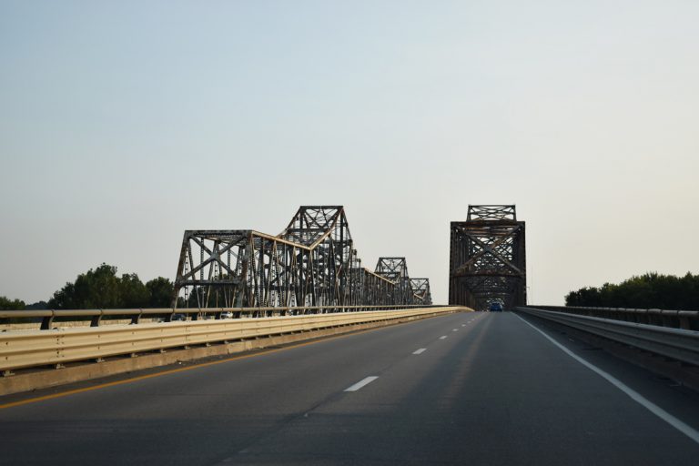 U.S. 41 Bi-State Vietnam Memorial Bridges over Ohio River - near Henderson, KY