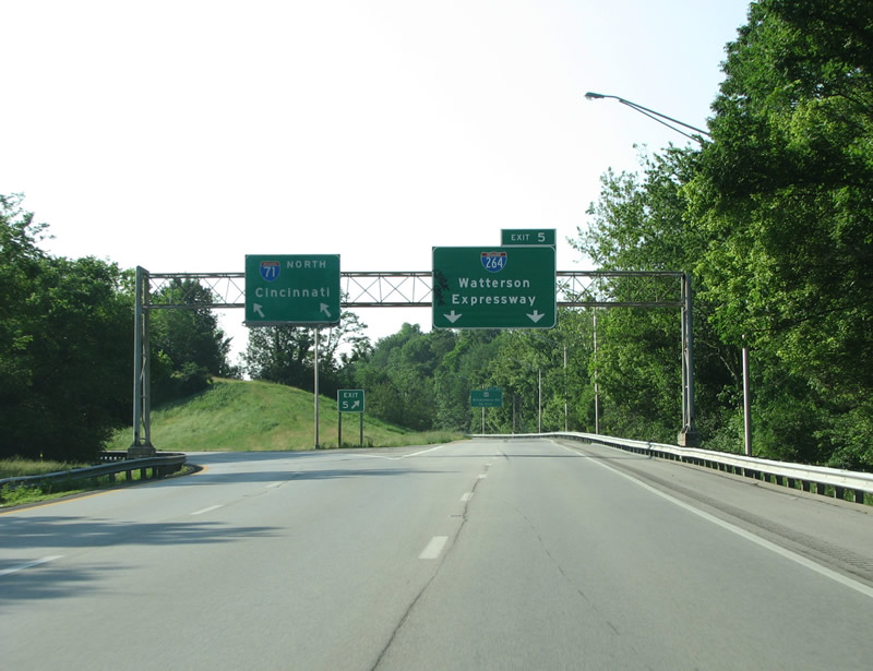 Interstate 264 West - AARoads - Kentucky