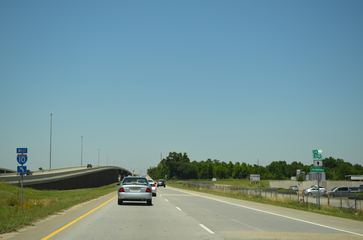 I-10 Louisiana Map