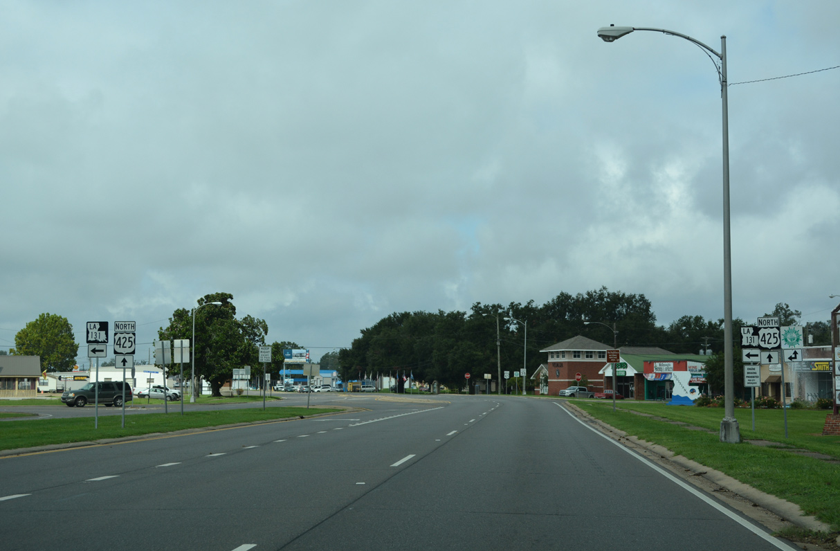 U.S. 84 West / U.S. 425 North Vidalia to Ferriday AARoads Louisiana