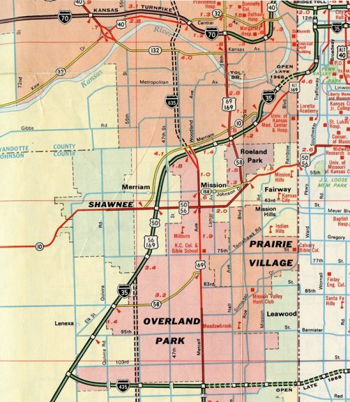 K-10 - Shawnee Kansas City - 1968