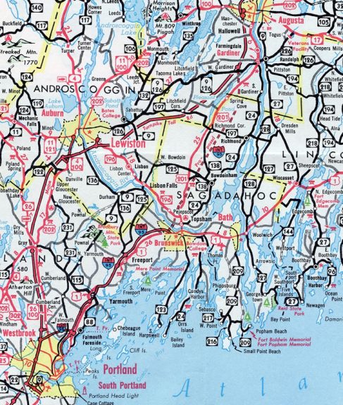 Augusta to Portland, ME - 1964