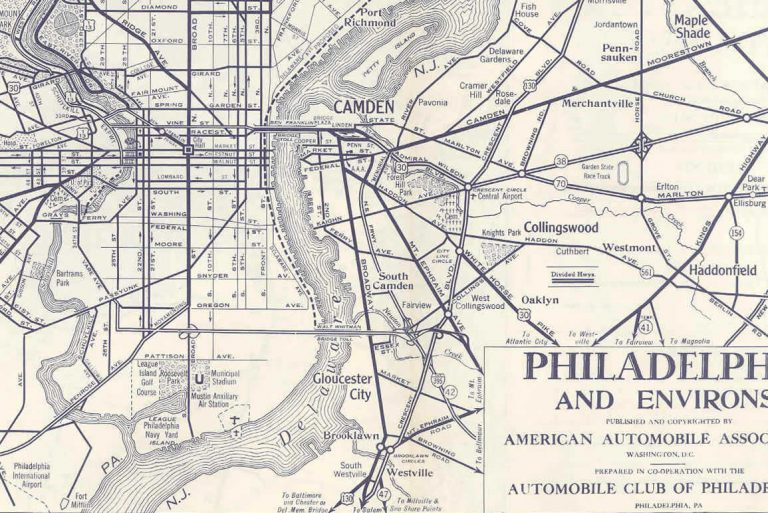 Philadelphia/Camden - 1958 Map