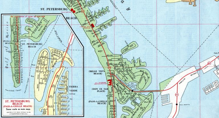 South Pinellas Map - 1978