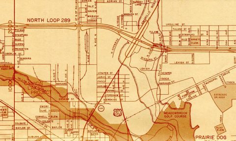 North Lubbock 1976 Map