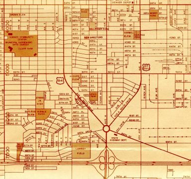 South Lubbock 1976 Map