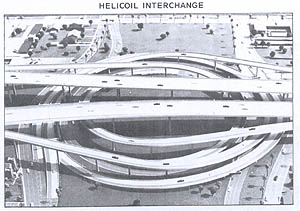 I-10 Helicoil Interchange model