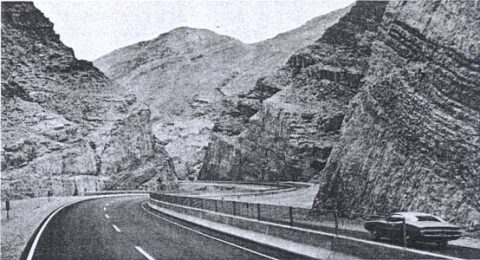 Interstate 15 Virgin River Gorge 1973