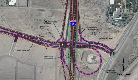 I-25 at Rio Bravo Interchange - Preferred Alternative