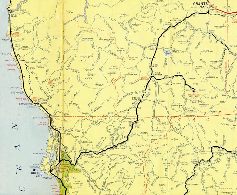 US 199 - 1968 Map