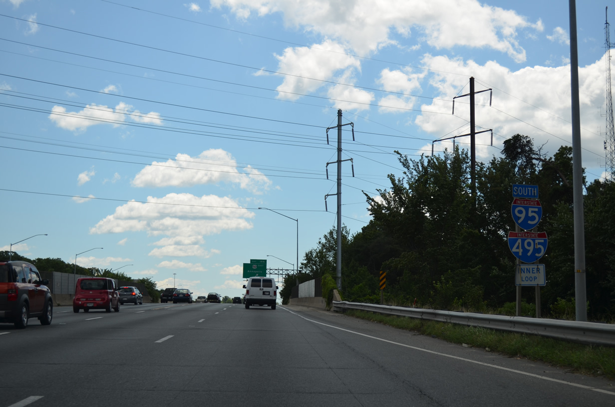 I South Capital Beltway Inner Loop AARoads Maryland