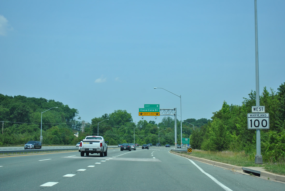 Route 100 West Aaroads Maryland