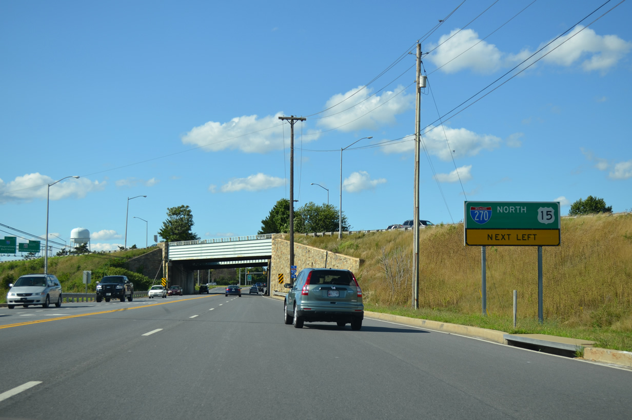Interstate 270 roads Maryland