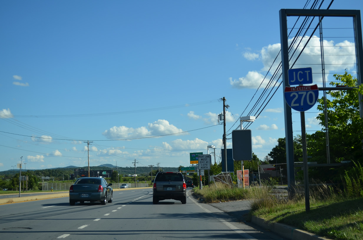 Interstate 270 Aaroads Maryland