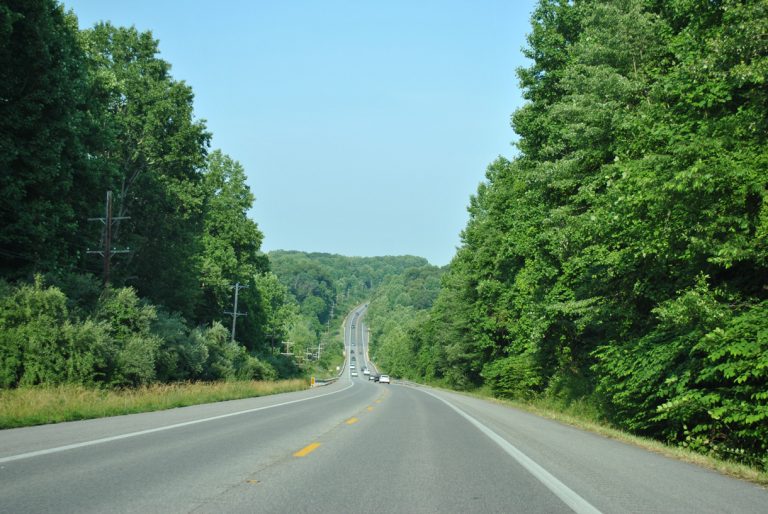 Maryland Route 273 west at Fair Hill National Resources Area