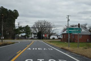 MD 311 heads north from Goldsboro to Henderson and the town of Marydel. The 6.11 mile long route concludes at MD 454 (Halltown Road), 0.11 miles from the Delaware state line.