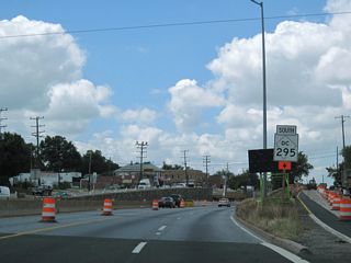 District of Columbia Route 295 continues Kenilworth Avenue south four miles to Interstate 295.