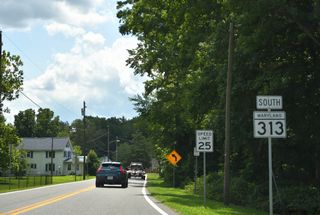 MD 313 south on Old Town Road in Goldsboro.