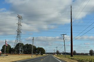 Beyond the Greensboro town line, MD 314 (Whiteleysburg Road) runs east across agricultural areas to Four Corners.