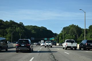 The American Legion Bridge over the Potomac River is a nondescript span opened to traffic in December 1962 (Kozel, 2007)/