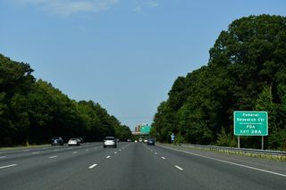 The Federal Research Center lines north of the Capital Beltway along MD 212 (Powder Mill Road). The FDA White Oak Campus is located off MD 650 (New Hampshire Avenue) north of unincorporated Hillandale.