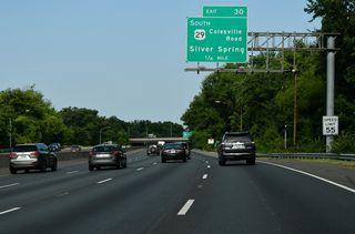 U.S. 29 (Colesville Road) meets I-495 at a three quarter cloverleaf interchange (Exit 30) south from MD 193 and Four Corners. U.S. 29 varies between an at-grade arterial and limited access freeway from MD 99 at Mount Hebron south to Silver Spring.