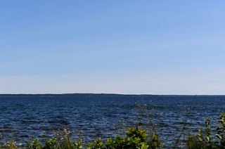 Looking east across Little Bay de Noc.