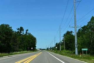 U.S. 41 north enters the unincorporated community of Carbondale north of County Road 338.