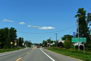 County Road G12 travels 12.2 miles east from U.S. 41 to M-35 south of Cedar River.