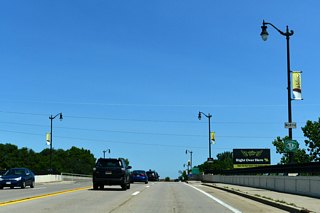 U.S. 41 north enters the Wolverine State midway across the Menominee River from Marinette, Wisconsin.