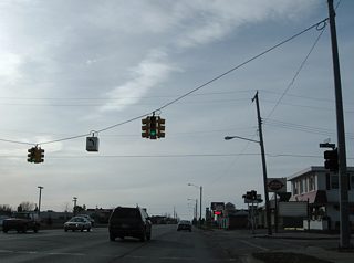 12th Avenue connects Business Spur I-75 (Ashmun Street) south with Sault Ste. Marie Municipal Airport (ANJ) to the west. Marquette Avenue continues the road east to Shunk Road near the Kewadin Casino.