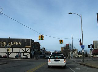 West Portage Avenue continues west from Business Spur I-75 to the Soo Locks and Easterday Avenue at Interstate 75 (Exit 394).
