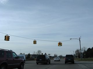 Davitt Street stems north from Business Spur I-75 back to Sault Ste. Marie Municipal Airport (ANJ) via Meridian Street.