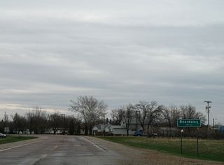 Entering the Beardsley city limits on MN 28 (Keystone Avenue) east.