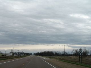 Stevens County Highway 15 bee lines south across agricultural areas from MN 28.