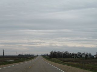 Eastbound ahead of CR 53 on MN 28.