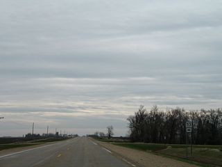 CR 53 leads north and south to rural and agricultural areas from MN 28.