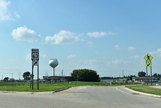 Highway 30 west leaves U.S. 63 after running in tandem four miles from downtown Stewartville. U.S. 63 advances north an additional four miles to U.S. 52 near the Apple Hill neighborhood in Rochester. 