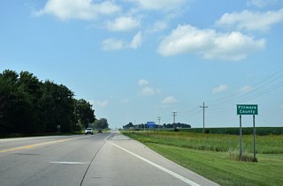 U.S. 63 north enters Minnesota and Fillmore County from Chester, Iowa.